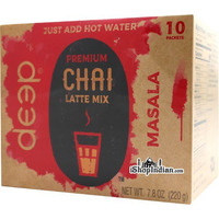 Deep Chai Latte Mix - Masala - 10 ct (7.8 oz box)