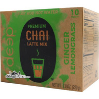 Deep Chai Latte Mix - Ginger Lemongrass - 10 ct (7.8 oz box)