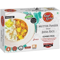 Regal Kitchen Mutter Paneer with Jeera Rice Combo Meal (13.2 oz box)