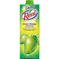 Dabur Real Green Mango Aampanna Fruit Juice Drink (33.8 oz pack)