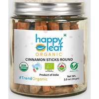 Happy Leaf Organic Cinnamon Sticks Round - 3.5 oz bottle (3.5 oz bottle)