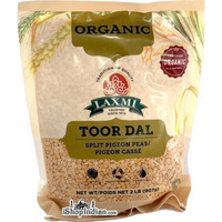 Laxmi Organic Toor Dal - 2 lbs (2 lb bag)