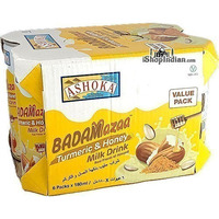 Ashoka BadamMazaa Turmeric & Honey Almond Milk Drink - Value Pack - Pack of 6 (6 x 6 oz can)