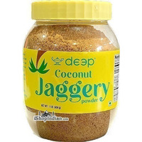 Deep Coconut Jaggery Powder (1 lb bottle)