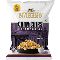 Makino Corn Chips - Cream & Onion (60 gm pack)