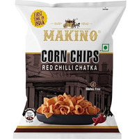 Makino Corn Chips - Red Chilli Chatka (60 gm pack)