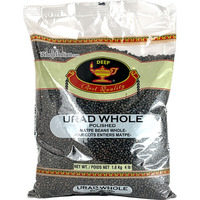 Deep Urad Whole (Polished) - 4 lbs (4 lbs bag)