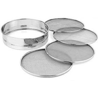Sieve with 4 Interchangeable Mesh Screens, 7.5-inch (box)
