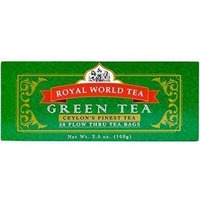 Royal World Ceylon's Finest Green Tea Bags - 50 tea bags (50 tea bags)