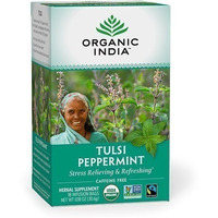 Organic India Tulsi Peppermint Tea (18 tea bags)