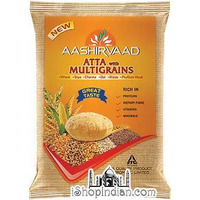 Aashirvaad Atta with Multigrains (Enriched Wheat Flour) - 4 lbs (4 lbs bag)
