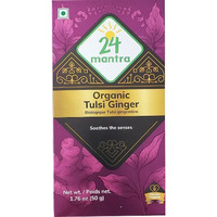 24 Mantra Organic Tulsi Ginger Tea (1.75 oz box)