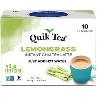 Quik Tea - Instant Lemongrass Chai (10 Pack) (10 box sachets)