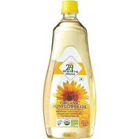 24 Mantra Organic Sunflower Oil - 1 liter (1 liter bottle)