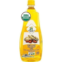 24 Mantra Organic Peanut Oil - 1 liter (1 liter bottle)