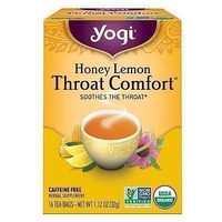 Yogi Honey Lemon Throat Comfort Tea (16 tea bags)