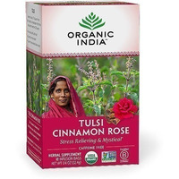 Organic India Tulsi Cinnamon Rose Tea (18 tea bags)