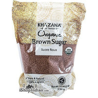 Khazana Organic Brown Sugar Crystals (2 lbs bag)
