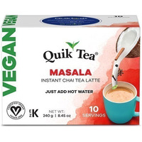 Quik Tea - Instant VEGAN Masala Chai (10 Pack) (10 Pack)
