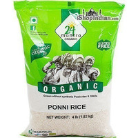 24 Mantra Organic Ponni Rice (raw) - 4 lbs (4 lbs bag)