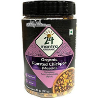 24 Mantra Organic Roasted Chickpeas - Masala (10 oz jar)