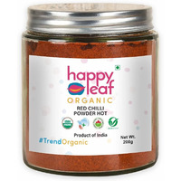 Happy Leaf Organic Red Chilli Powder Hot (8 oz bottle)