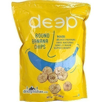 Deep Round Banana Chips - Mari (Black Pepper) (12 oz bag)