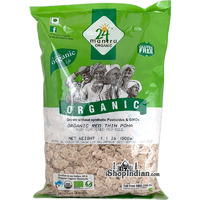 24 Mantra Organic THIN Red Rice Poha (Beaten Red Rice Thin) (1.1 lb bag)
