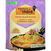 Kitchens Of India Hyderabadi Korma - Cashew & Cumin Cooking Sauce (7 Oz Pack)