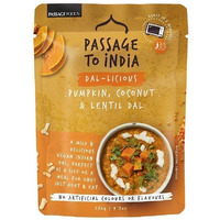 Passage to India Dal-licious - Pumpkin, Coconut & Lentil Dal (Ready-to-Eat) (9.8 oz pack)