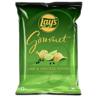 Lay's Gourmet Lime & Cracked Pepper Potato Chips (Other Snacks)