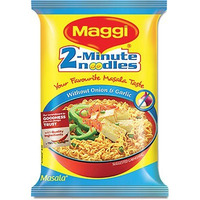 Maggi Masala Noodles - Without Onion and Garlic (2.5 oz bag)