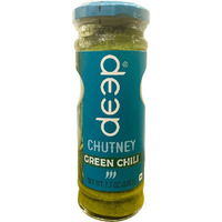 Deep Green Chili Chutney (7.7 oz Jar)