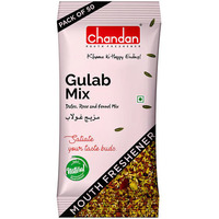 Chandan Gulab Mix - Dates, Rose and Fennel Mouth Freshener (3.88 oz pack)