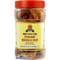 Laxmi Punjabi Masala Gud (Spiced Sugar) (32 oz jar)