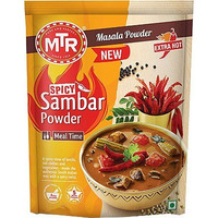 MTR Sambar Powder - Spicy - Extra Hot (100 gm bag)