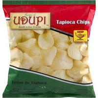 Deep South India Tapioca Chips (Plain) (7 oz bag)