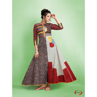 Women's Fashion  Ethnic Kalamkari Long Kurti