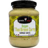 Jewel of Asia Vegan Thai Green Curry Simmer Sauce Mild - 350 Gm (12 Oz) [50% Off]