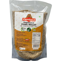 Chettinad Pearled Unpolished Pearl Millet - 2 Lb (907 Gm) [50% Off]
