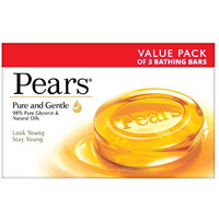 Pears Soap Pure & Gentle 3 Pack - 125 Gm (4.4 Oz)