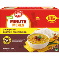 MTR Ready To Eat Dal Fry & Basmati Rice - 375 Gm (13.22 Oz)