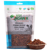 Just Organik Organic Kala Chana - 908 Gm (2 Lb)
