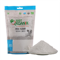 Just Organik Organic Rice Flour - 2 Lb (908 Gm)