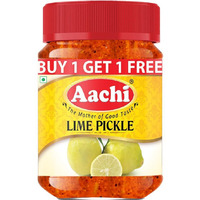 Aachi Lime Pickle - 200 Gm (7 Oz) [Buy 1 Get 1 Free]