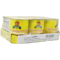 Laxmi 6 Pack Kesar Mango Pulp 6 cans x 850 Gm  (6 x 1.87 Lb)