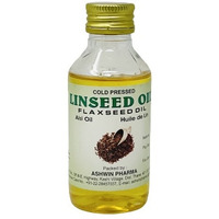 Ashwin Linseed Flaxseed Alsi Oil - 100 Ml  (3.5 Oz) [50% Off]