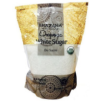 Khazana Organic White Sugar - 32 Oz (2 Lb)