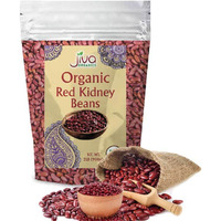 Jiva Organics Organic Red Kidney Beans Dark Rajma Red - 2 Lb (908 Gm)