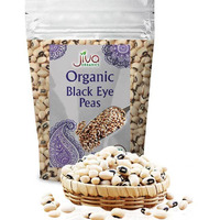 Jiva Organics Organic Black Eye Peas - 2 Lb (908 Gm)
